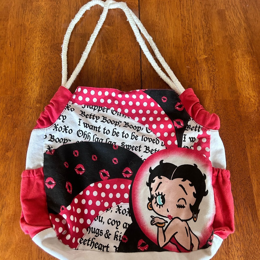 Betty Boop Polka Dot Tote Bag